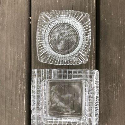 Crystal Ashtrays 