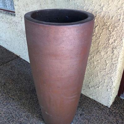 TALL NARROW Terra Cotta Planter