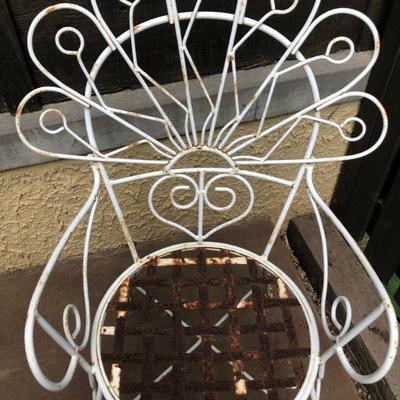 Heavy Iron Patio Chair