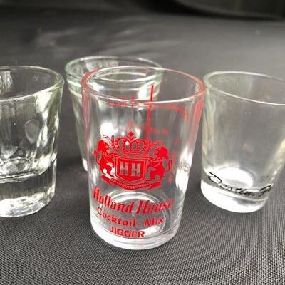 4 Assorted Shot Glasses