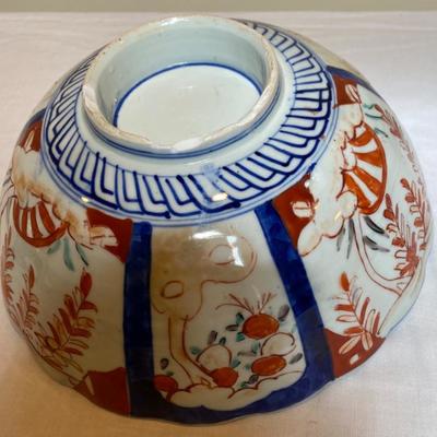 Lot #115 Antique Japanese Imari Bowl 