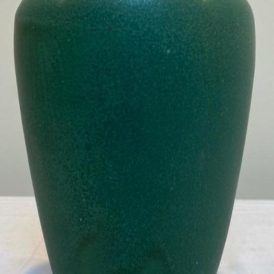Lot # 117 Antique Rookwood Green Matte Vase 