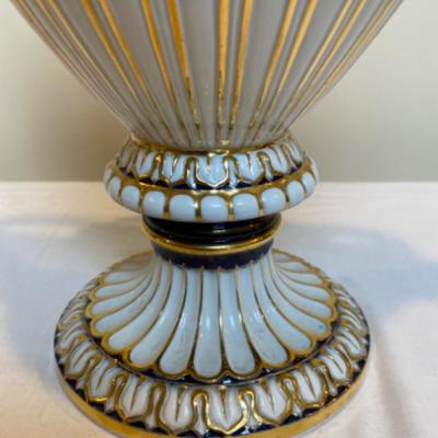 Lot # 119 Meissen Snake Handled Vase 