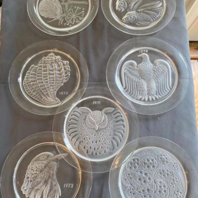 Lot # 124 Large Lot of Lalique Annual Plates 