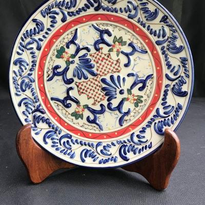 Hand Painted Expressions 8â€ Plate