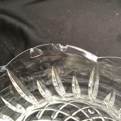Crystal Punch Bowl w/7cups