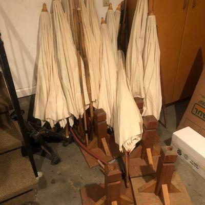 Miscellaneous Lightweight Canvas Umbrellas & Stands