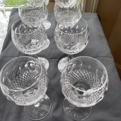 Lot # 129 Set of 8 Waterford Colleen Balloon Wine Glasses 