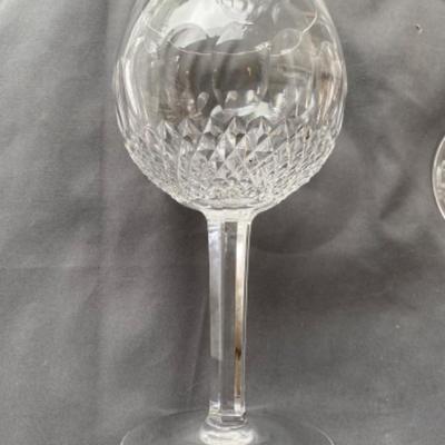 Lot # 129 Set of 8 Waterford Colleen Balloon Wine Glasses 