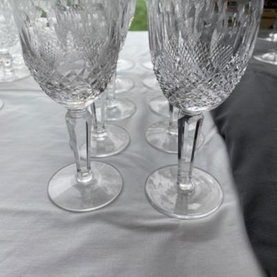 Lot # 131 Set of 10 Waterford Colleen Wine Glasses 