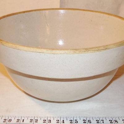 LOT 160  LARGE CLAY BOWL