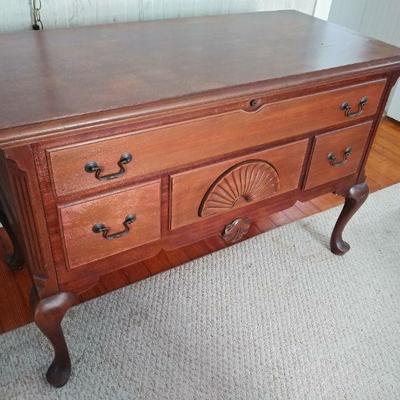 Mahogany Queen Anne Cedar Chest