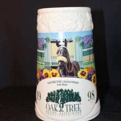 1998 Oak Tree Santa Anita Horse Racing Stein