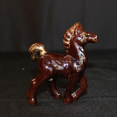 Dark Brown Horse Figurine