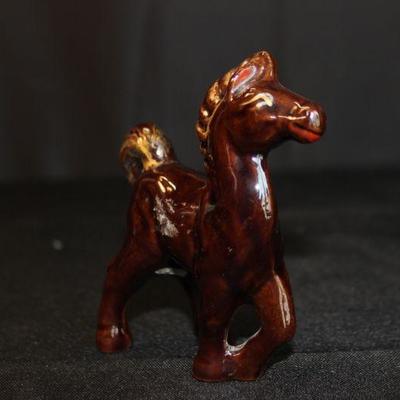 Dark Brown Horse Figurine