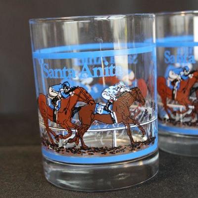 Set of 4 Santa Anita Park Tumbler Glasses