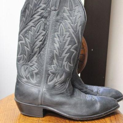 Black Worn Cowboy Boots