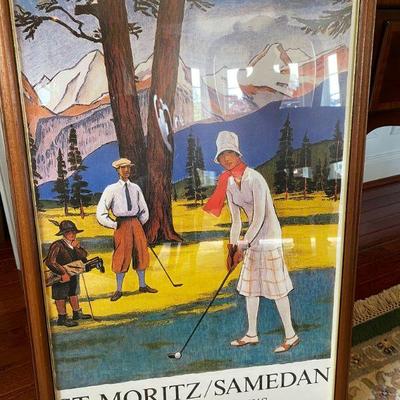 St. Moritz Golf Print