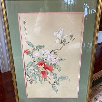 Asian Floral Print