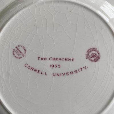 Lot #162 29pc Set Wedgwood 1933 Cornell University China 