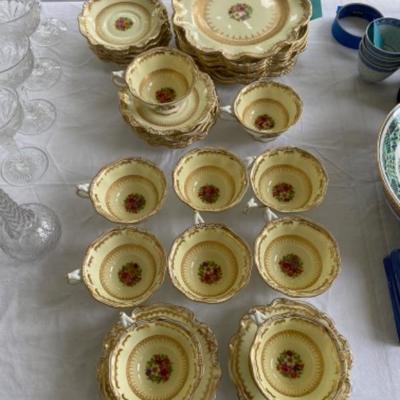 Lot # 163 Antique 30pc George Jones & Sons China Set 