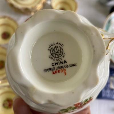 Lot # 163 Antique 30pc George Jones & Sons China Set 