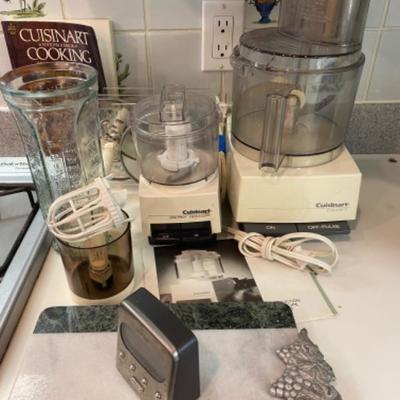 Lot # 179 Cuisinart Mixers Food processors 