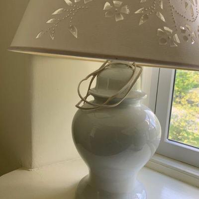 Lamp with Pierced Lampshade