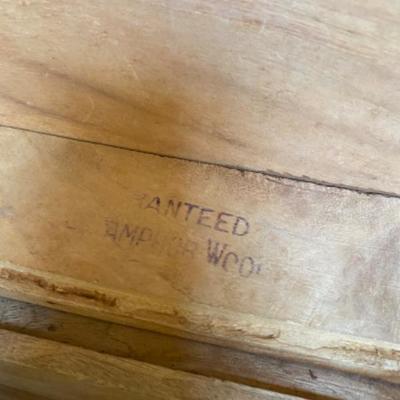 Lot #194 Antique Camphor Chest with Panels 