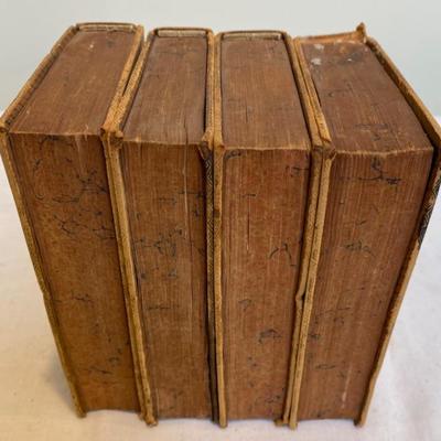 Lot #197 Antique Books Paleyâ€™s Works 1822 Four Volumes 