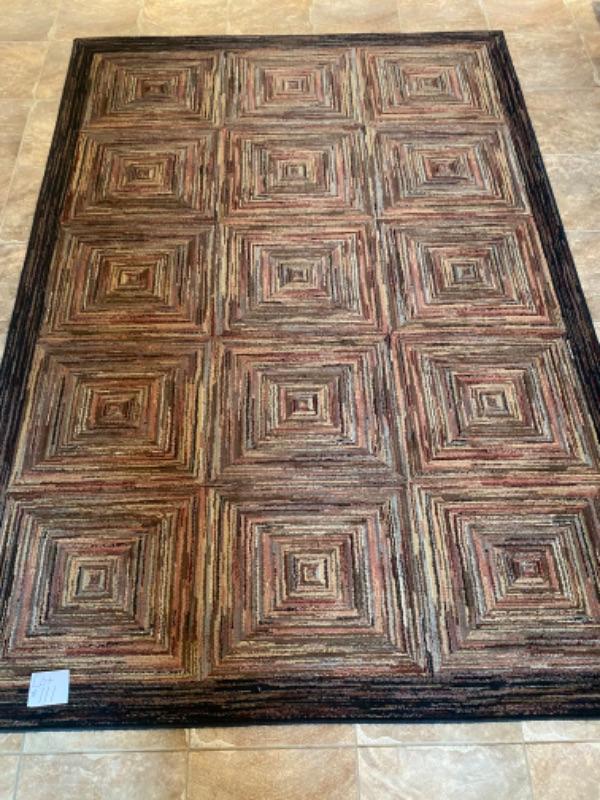 Lot 111 Shaw Living Rug Multicolor Blocks