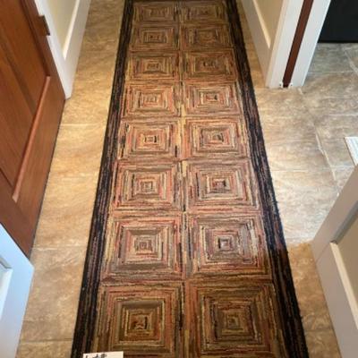 Lot # 112 Shaw Living Multicolor block Runner Rug 