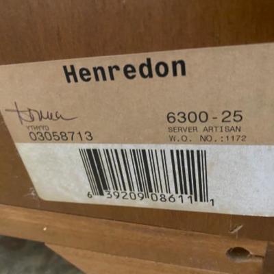 Lot #118 Henredon Side Server 