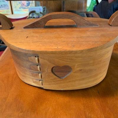 Hand made wooden Amish box