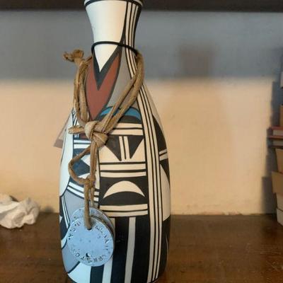 Hopi Bird Pottery vase