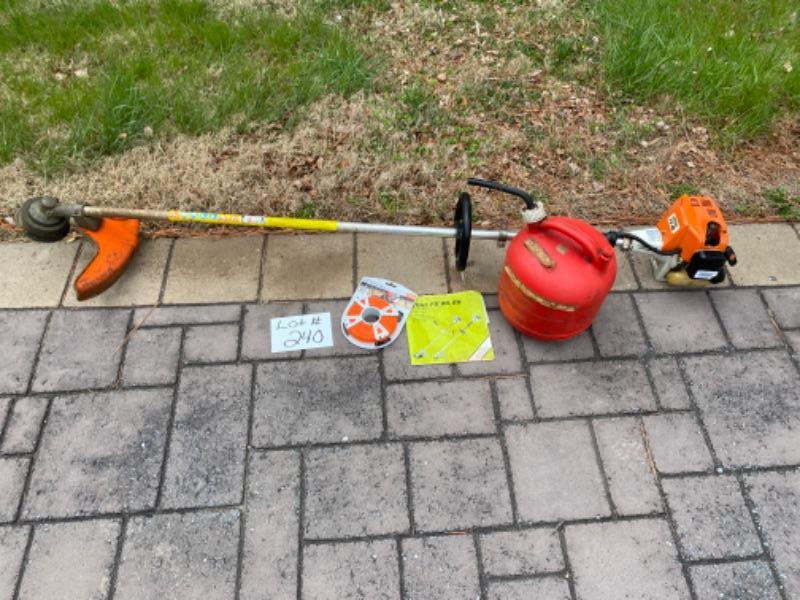 Lot 240 Stihl FS80 Gas Weed Trimmer with attachments