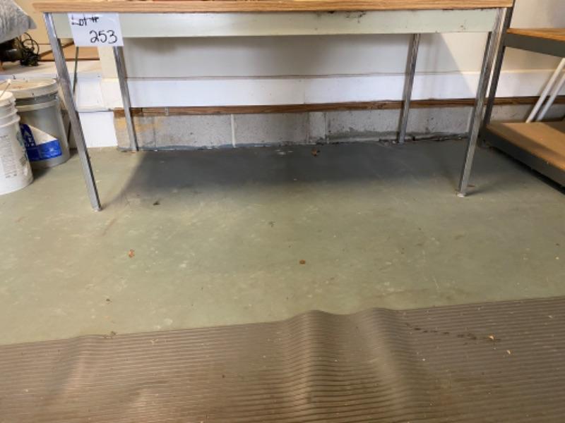 Lot 253 Formica Top Work Table