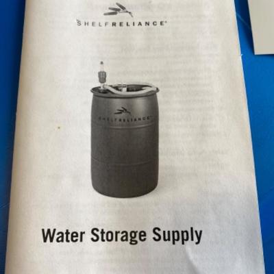 Lot # 257 Shelf Reliance Water Storage 55 gallons 