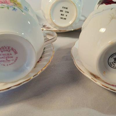Lot of 5 Tea Cups