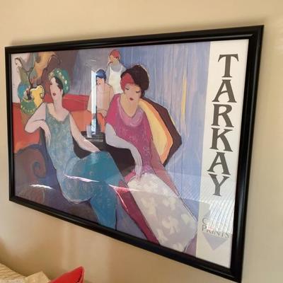 Lot #291 Tarkay Print by Givon Prints 