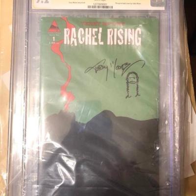Rachel Rising #1 Cgc 9.2 Sign & Sketch by Terry Moore