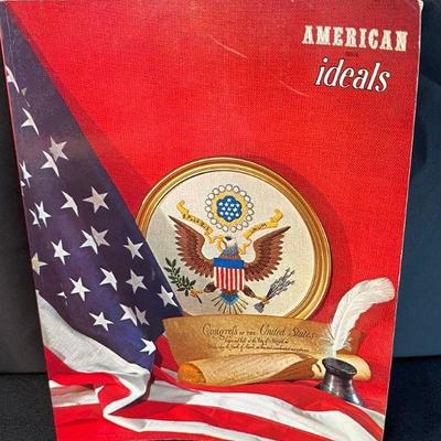1970 American Ideals Magazine and 5 Large Replica US Coins