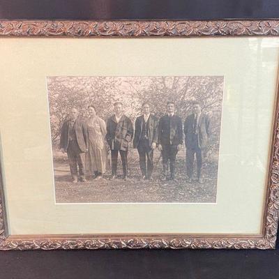 Antique Framed Family Photo
