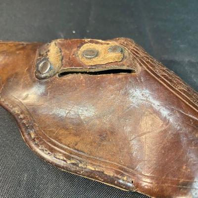 Vintage Leather Gun Holster