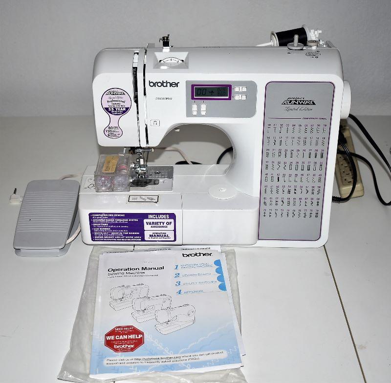 Lot 111, BROTHER Project Runway Edition CE8080PRW sewing