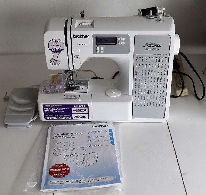 Lot 111, BROTHER Project Runway Edition CE8080PRW sewing
