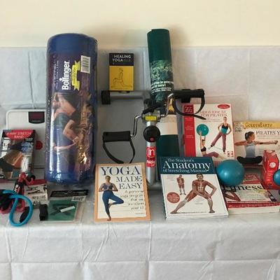 Lot #511 Pilates and Yoga Items