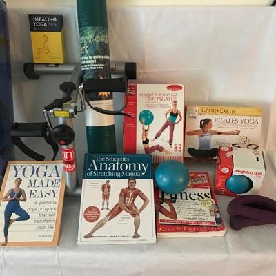 Lot #511 Pilates and Yoga Items