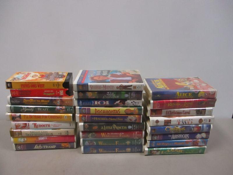 Lot 216 - Walt Disney Warner Bros & More VHS Tapes | EstateSales.org