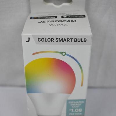 Jetstream 9W Color Smart Bulb (MA19CL) open box - New